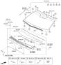 Diagram for 2010 Hyundai Equus Grille - 86158-3N000