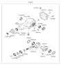 Diagram for Hyundai Equus Differential - 53000-3C322