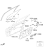 Diagram for Hyundai Equus Window Regulator - 82401-3N710