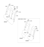 Diagram for 2014 Hyundai Equus Seat Belt - 89820-3N500-NYM
