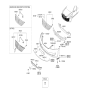 Diagram for 2014 Hyundai Equus Bumper - 86510-3N720