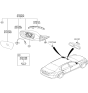 Diagram for 2014 Hyundai Equus Side Marker Light - 87624-3N500