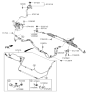 Diagram for 2014 Hyundai Equus Power Steering Hose - 57510-3N000