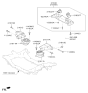 Diagram for Hyundai Equus Engine Mount Torque Strut - 21830-3M451
