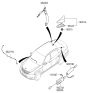 Diagram for 2015 Hyundai Equus Antenna - 96210-3N030-AF