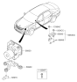 Diagram for 2014 Hyundai Equus Yaw Sensor - 95690-3N700