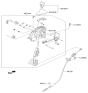 Diagram for Hyundai Equus Shift Cable - 46790-3N600