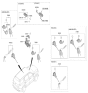 Diagram for Hyundai Palisade Car Key - 95430-S8400
