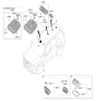 Diagram for Hyundai Palisade Interior Light Bulb - 92810-S8120-MMH