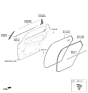 Diagram for 2024 Hyundai Palisade Weather Strip - 83210-S8000