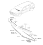 Diagram for 2026 Hyundai Palisade Wiper Arm - 98321-S8000