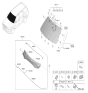 Diagram for 2024 Hyundai Palisade Weather Strip - 86430-S8000