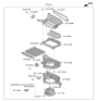 Diagram for 2026 Hyundai Palisade Cabin Air Filter - 97133-S8000