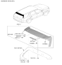 Diagram for Hyundai Palisade Spoiler - 87210-S8000