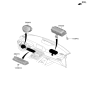 Diagram for 2021 Hyundai Palisade Air Bag - 80100-S8500-NNB