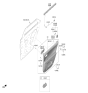 Diagram for 2025 Hyundai Ioniq 5 Door Handle - 83620-GI000-YGU