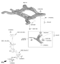Diagram for 2024 Hyundai Ioniq 5 Front Cross-Member - 62400-KL050