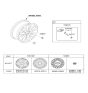 Diagram for 2024 Hyundai Ioniq 5 Spare Wheel - 52910-GI110