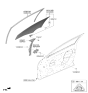 Diagram for 2024 Hyundai Ioniq 5 Window Run - 82540-LI000