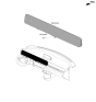 Diagram for 2024 Hyundai Ioniq 5 Instrument Cluster - 94003-LI010-YPK