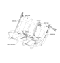 Diagram for 2025 Hyundai Ioniq 5 Seat Belt - 89850-GI500-YGN