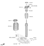 Diagram for 2024 Hyundai Ioniq 5 Shock Absorber - 55307-LI000