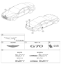 Diagram for 2021 Hyundai Genesis G70 Emblem - 86330-G9000