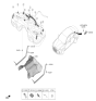 Diagram for 2024 Hyundai Genesis G70 Fuel Tank Strap - 31210-J5000