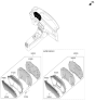 Diagram for Hyundai Genesis G70 Speedometer - 94011-G9400
