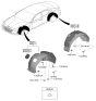 Diagram for 2024 Hyundai Genesis G70 Wheelhouse - 86822-G9000