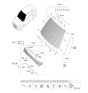 Diagram for 2024 Hyundai Genesis G70 Weather Strip - 86430-G9000