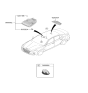 Diagram for 2021 Hyundai Genesis G70 Dome Light - 92850-G9010-RJS