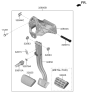 Diagram for 2024 Hyundai Genesis G70 Brake Pedal - 32800-J5200