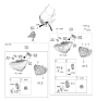 Diagram for Hyundai Santa Fe Light Socket - 92161-D3020