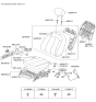 Diagram for 2009 Hyundai Elantra Seat Cushion - 88250-2H000