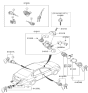 Diagram for Hyundai Elantra Ignition Lock Cylinder - 81920-2HA00