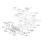 Diagram for 2010 Hyundai Elantra Dash Panels - 84124-2H000