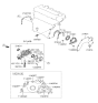 Diagram for Hyundai Elantra Crankshaft Seal - 21421-23000