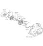Diagram for Hyundai Elantra Torque Converter - 45100-23500