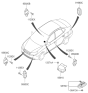 Diagram for Hyundai Elantra Air Bag Control Module - 95910-2H400
