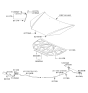 Diagram for 2006 Hyundai Elantra Lift Support - 81170-2H000
