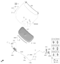 Diagram for 2026 Hyundai Tucson Lift Support - 81170-N9000