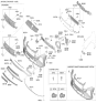 Diagram for 2025 Hyundai Tucson Parking Assist Distance Sensor - 99250-N7000