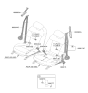 Diagram for 2024 Hyundai Tucson Seat Belt - 88810-N9500-NNB