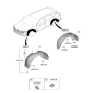 Diagram for 2025 Hyundai Tucson Wheelhouse - 86812-N9500