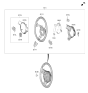 Diagram for 2025 Hyundai Tucson Steering Column Cover - 56120-N9DB0-NNB