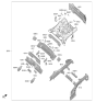 Diagram for 2024 Hyundai Tucson Rear Crossmember - 65850-P0000