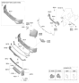 Diagram for 2026 Hyundai Tucson Bumper - 86612-N9HA0-CA