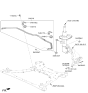 Diagram for Hyundai Ioniq 5 N Sway Bar Bushing - 54813-N9100