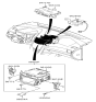 Diagram for 2016 Hyundai Elantra GT Antenna - 96240-A5000